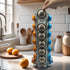 Coffee Capsule Holder For Nespresso Vertuoline , Coffee Capsule Stands Rotating Pod Rack holds 28 Nespresso Vertuo Pods, Silver