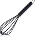 High Temperature Silicone Whisk, 10 inch Stirrer with Good Grip Design for Blending, Whisking, Beating, Cooking, Baking