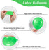 52 12 Inch Purple and Green Balloons, PCS Metallic Chrome Purple Light Green Black Latex Balloons with Black Green