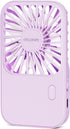 Otlonpe Mini Portable Handheld Fan, Slim Rechargeable Fan with Foldable Stand, 3 Speeds for Travel, Small Pocket Fan