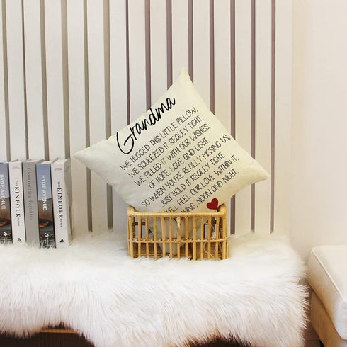18x18 Inch, Ogiselestyle Grandma Gifts Pillow Covers Decorative Home Throw Pillow Case, Grandma Birthday Gifts from