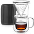 TaiLake Coffee Self Brewing Cup - One Cup Pour Over Coffee Maker with Vortex Filter Set for Single Serve Coffee