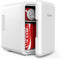 Ecowell WRE100 Mini Bedroom Fridge, 4L/6 Can Portable Compact Refrigerator for Office Dorm Car