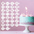 46 Coffee Stencils + 2 Steel Mesh Powder Shaker, Magnoloran Valentine's Day Stencils Cookies Baking Painting Mold Barista Templates for Dessert Cupcake Cake Cappuccino Mousse