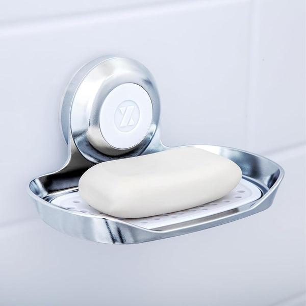SlipX Solutions Strong Hold Soap Saver, Suction Cup Soap Holder, Must Have