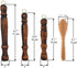 Replacement Wooden Handle for Copper Coffee Pot, Teapots, and Multi-Purpose Mini Wooden Spoon, 3 Handles