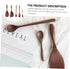Black Walnut Cutlery Set, Wooden Kitchen Tool, Cooking Utensils, Rice Spoon, Honey Spoon, Japanese-style Child Scoop