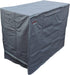 BroilPro Accessories 80-100 43L 22W 32H inch-Grey Waterproof Qt Rolling Cooler Cart Cover Fits Most Patio Ice Chest