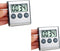 2 Pack Kitchen Timer - Digital Magnetic Countdown Timer with Loud Alarm, Stainless Steel Kitchen Timer for Cooking,