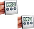 2 Pack Kitchen Timer - Digital Magnetic Countdown Timer with Loud Alarm, Stainless Steel Kitchen Timer for Cooking,