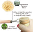 3 Pack AMERWASH PLUS Dish Brush with Wooden Handle, Natural Kitchen Brush for Dishes Vegetable, Pots and Pans, Tampico