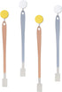Disposable Toilet Brush Set, 2 Handles and 50 Refill Heads, Crevice Cleaning Brush, Bathroom Cleaning Tools