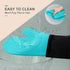 sungwoo Extra Long Silicone Oven Mitts, Heat Resistant Gloves with Non-Slip Grip for BBQ, Baking & Cooking