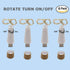 NeoJoy Rechargeable Wine Bottle Lights, LED Cork Lights USB Fairy String Lights for Parties Decoration