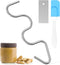 Wihteuy Peanut Butter Stirrer, Stainless Steel Peanut Butter Mixer Tool, Belongs To Professional