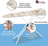 HOLDN’ STORAGE Ironing Board Cover and Pad, 15" x 54" Heat Reflective Cover for Standard Iron Boards - Beige Marble