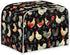 2 Slice Toaster Cover, Farm Chicken Rooster Design, Dust Protection with Hang Loop, Easy to Store (14x14") 2PCS