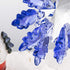 XIANGBAN Dream Elf Christmas Tree Pendant - Crystal Snowflake Christmas Ornaments, Annual Collectible (Blue)