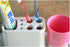 Set Eslite Bathroom Toothbrush Toothpaste Stand Organizer Plastic Storage Rack