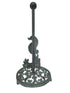 De Leon Collections Seafoam Green Cast Iron Sea Horse Paper Towel Holder
