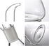 12 oz ELETON Conical Borosilicate Glass Olive Oil Dispenser Non Drip Oil Bottle for Kitchen, Leak Proof Vinegar Cruet