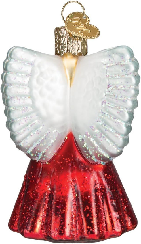 Old World Christmas Collection Glass Blown Ornaments for Christmas Tree, Baby Angel