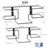 Black Medical Glove Holder with Mounting Accessories Included, 2 PACK Wall Mount Glove Box Holder for Laboratory