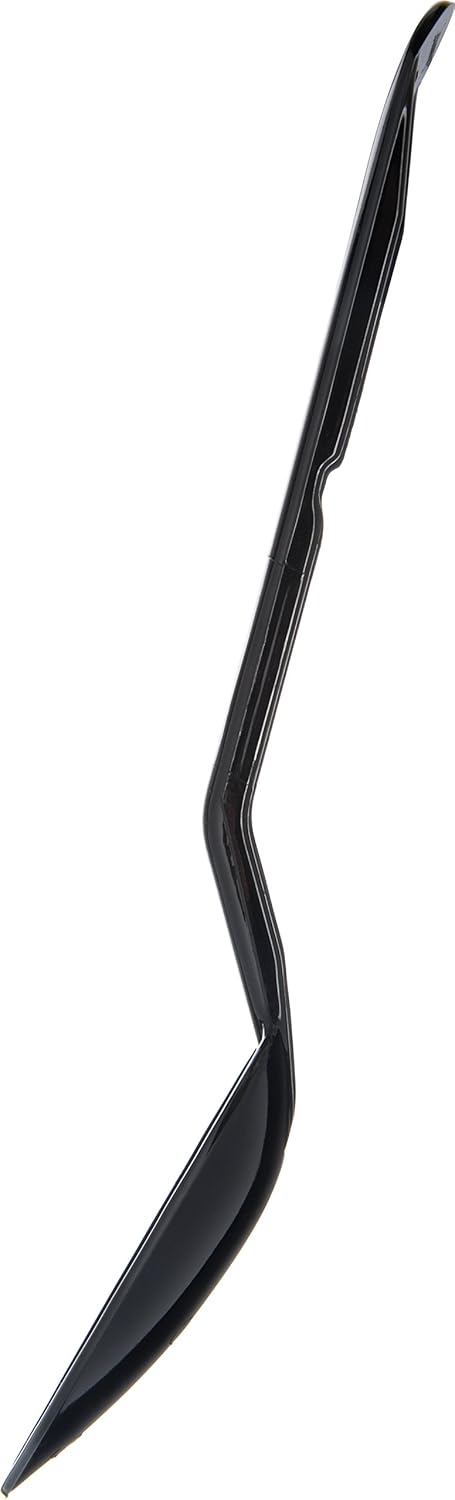 Carlisle FoodService Products 441003 High Heat Solid Plastic Spoon, 11", Black Color
