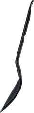 Carlisle FoodService Products 441003 High Heat Solid Plastic Spoon, 11", Black Color