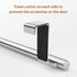 Stainless Steel Over Door Towel Rack Bar Holders, 2 Pack for Universal Fit on Over Cabinet Doors (Silver)
