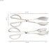 Stainless Steel Buffet Tongs Set of 2, 10.3'