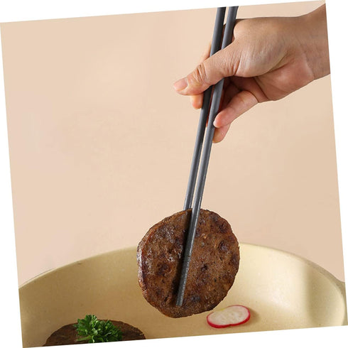 2 Pairs Silicone Integrated Chopsticks and Spoon Set - Coffee Mixing Spoons, Ice Cream Stirring Sticks
