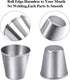 Ruisita 12 Pieces Stainless Steel Shot Glass Drinking Tumblers (1 Ounce/30 ml)