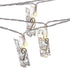 GL42589 10.5 Sterno Home LED Battery-Operated Clip String Lights, Feet, Warm White Cord