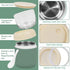2-Tier Oatmeal Yogurt Containers, Cereal Cup with Lids and Spoon, Stainless Steel Insulated Food Containers