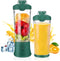 Portable Blender for Shakes and Smoothies - 20 Oz Travel Cup and Lid, Mini Personal Size Blender with 6 Blades