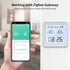 eMylo Temperature Sensor, Zigbee Humidity Sensor for Remote Monitoring, Compatible with Alexa and Google Home