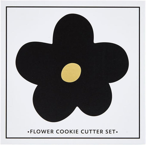 Santa Barbara Design Studio 5-Piece Baking Kits Cookie Cutter Gift Book Box, Flowers