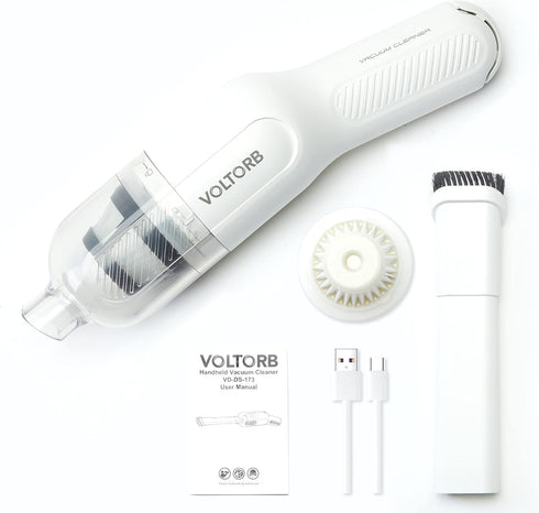Handheld Vacuum Cordless, Rechargeable Ultra-Lightweight Vacuum Cleaner with 5KPA Powerful Suction for Car and Home