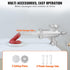 1 2 3 VEVOR Manual Meat Grinder, Heavy Duty Cast Iron Hand Meat Grinder with Steel Table Clamp, Meat Mincer Sausage