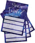 Printed Party Kids Birthday Invitations, Outer Space Galaxy, 25 Invitations and Envelopes