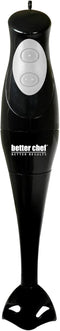 Better Chef Basic Immersion Hand Blender | 2-speeds | Stainless Steel Blade | 200-watt Motor (Black) by Better Chef