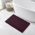 Walensee Bathroom Rug Non Slip Bath Mat, 36x24 Inch Plum Purple, Water Absorbent Super Soft Shaggy Chenille Machine