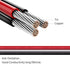 XT60i to O Ring Terminal Cable - More Than 8A, 10AWG Extension Cable XT60i Female to O Ring Connector Compatible with