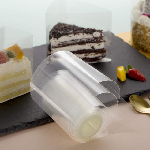 Cake Collar 4 x 600inch Acetate Sheets - Transparent Baking Cake Collars for Mousse Cake Decorating