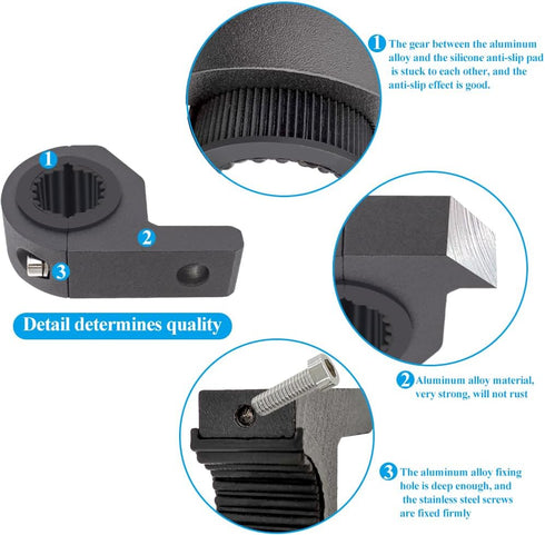 Motorcycle Aluminum Mounting Bracket Kit, 4Pcs Tube Clamp for Trucks, Car, ATV, Motorcycle