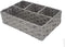 Toilet Paper Basket for Tank Topper, Woven Storage Box Cube Container, Grey 1pc