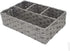 Toilet Paper Basket for Tank Topper, Woven Storage Box Cube Container, Grey 1pc