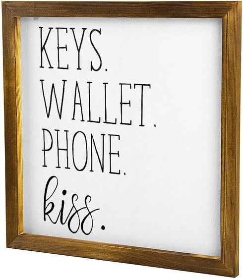 Rustic Wood Sign by Fprqlyze | Kitchen Decor | 12 x 18 inches | Retro Colors and Rustic Design