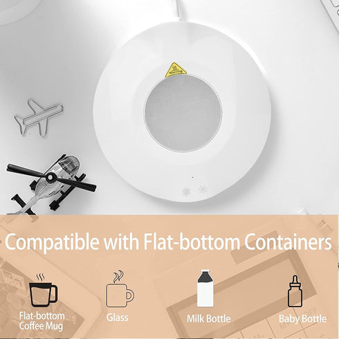 USB Coaster, Cup Pad, Insulated Charging Mat, Dual Use USB Cooler Warmer for Coffee, Tea, Beverage Cans
